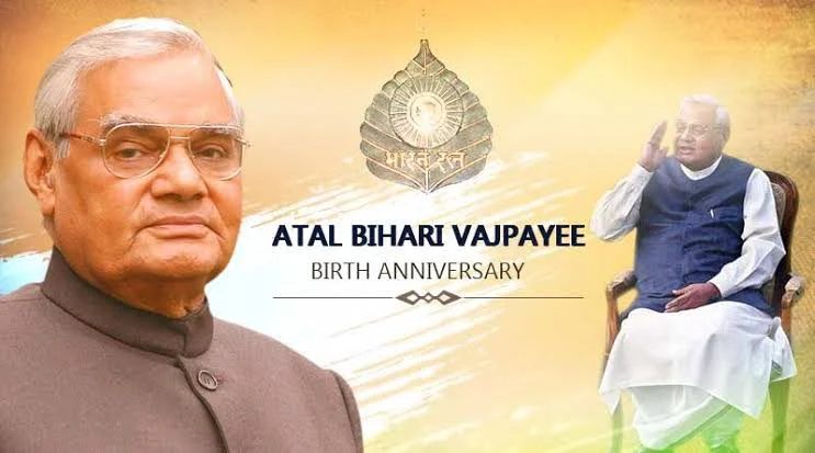 Atal Bihari Vajpayee Birthday: PM Modi Pays Tribute at ‘Sadaiv Atal’ Memorial