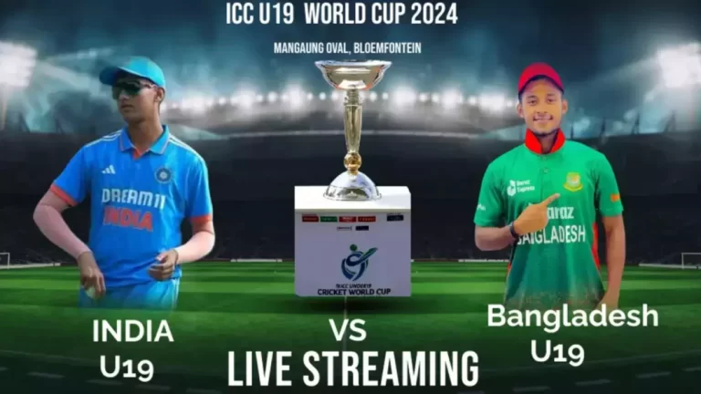 U19 World Cup 2024: India vs Bangladesh Live Streaming