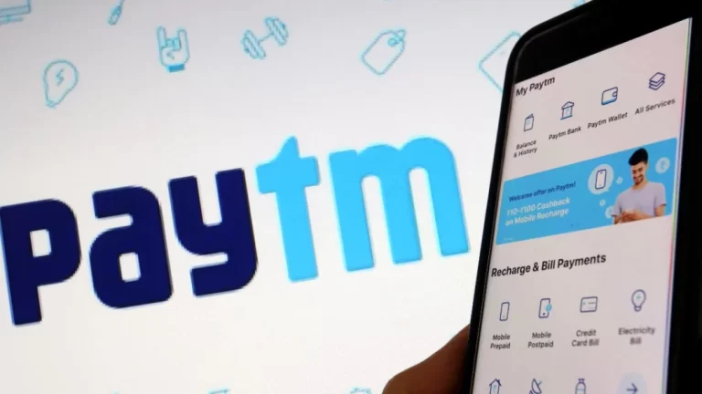 Paytm Share Price Today: Paytm stock falls amid chaos in the markets