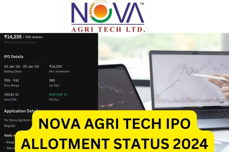 Nova AgriTech IPO Allotment Date, GMP, Check Allotment status online