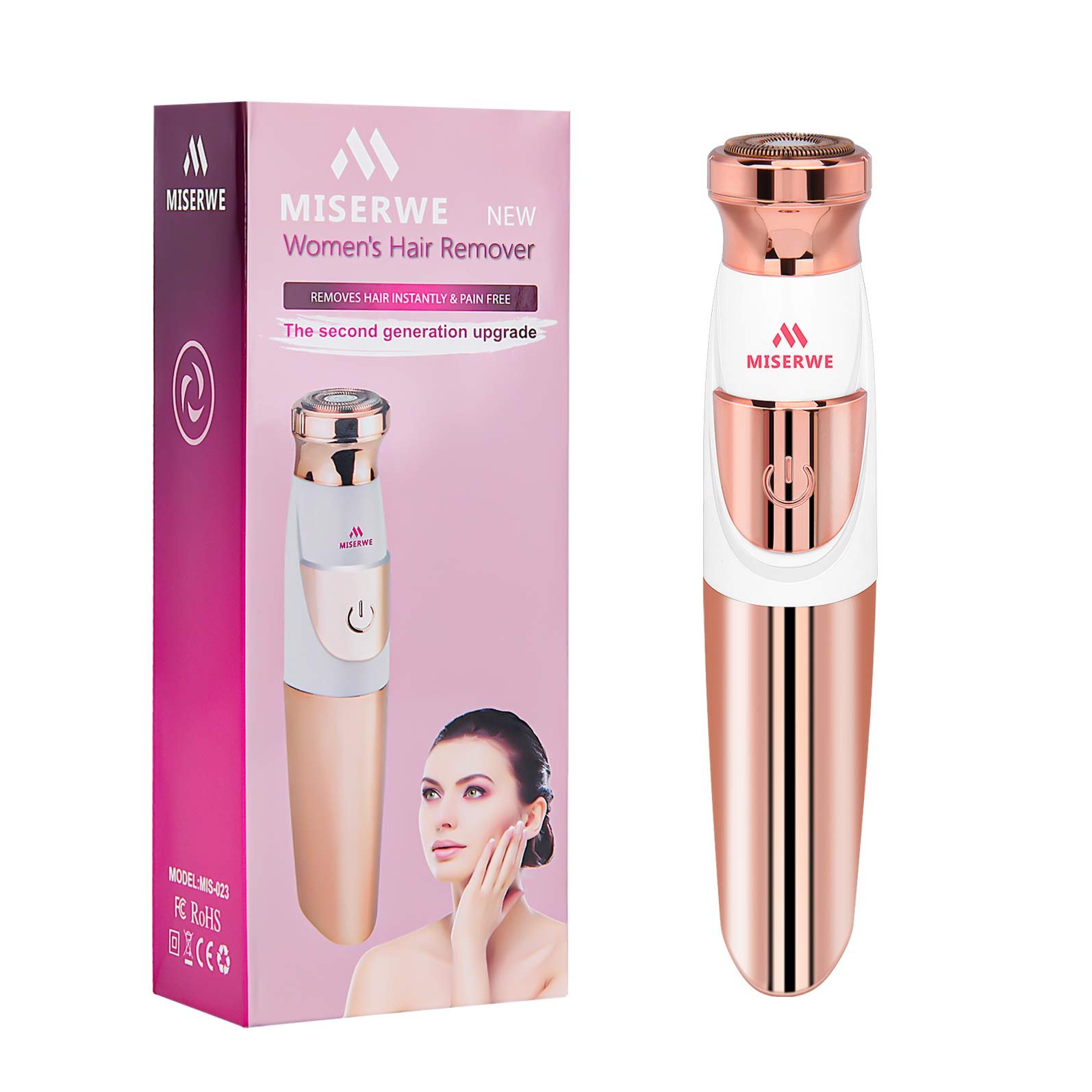Miserwe Women's Painless Hair Remover Facial Hair Removal