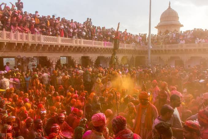 Holi in Mathura: Holi celebrations begin in Barsana from Monday Holi in Mathura: Holi celebrations begin in Barsana from Monday