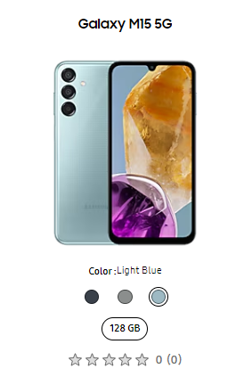 Samsung Galaxy M15 Colour