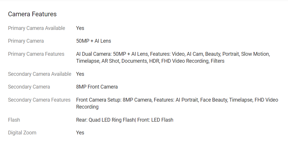 Image showing smart 8 plus camera features