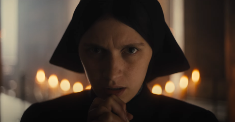 First Omen Trailer: Unleashing Terrifying Darkness Of the Upcoming Movie A nun image from the first omen trailer.
