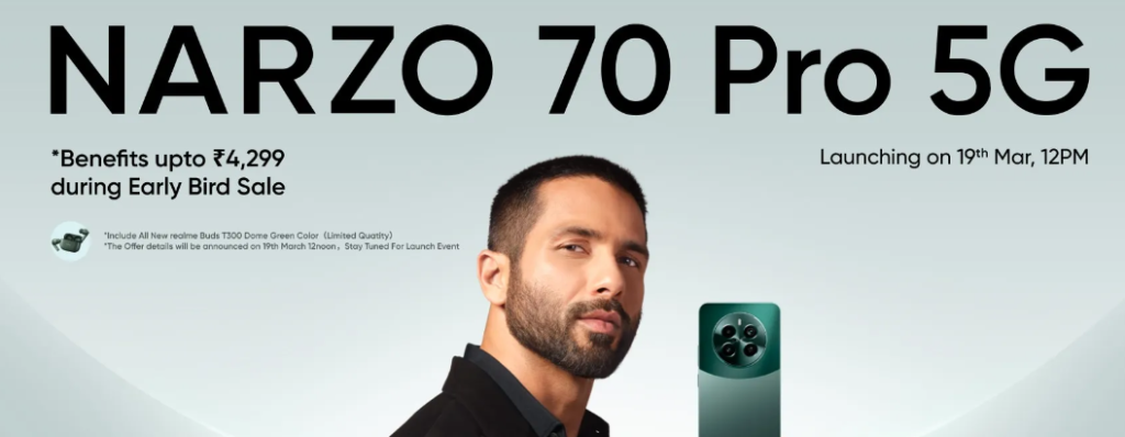 Early Bird Sale for NARZO 70 Pro 5G