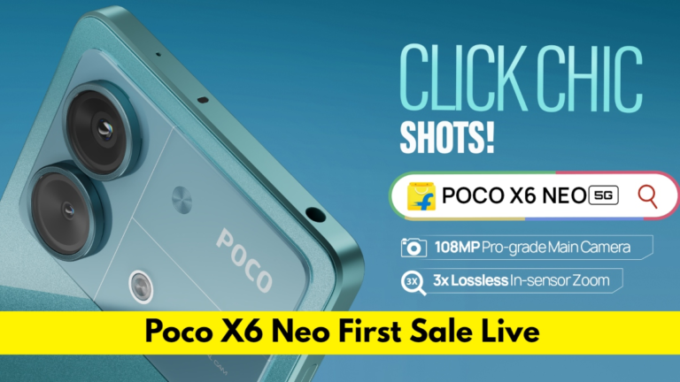 POCO X6 Neo Flipkart Sale