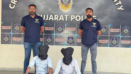 Image showing the culprits arrested by the Gujarat Police in the incident.