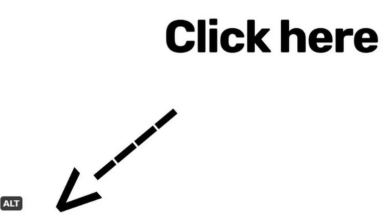 Image showing Twitter click here trend.