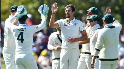 An image from New Zealand vs Australia 1st test match