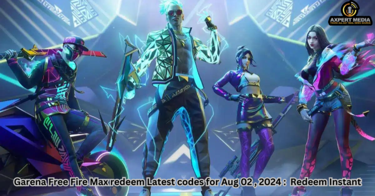 Garena Free Fire Max redeem Latest codes for Aug 02 , 2024 : Redeem Instant