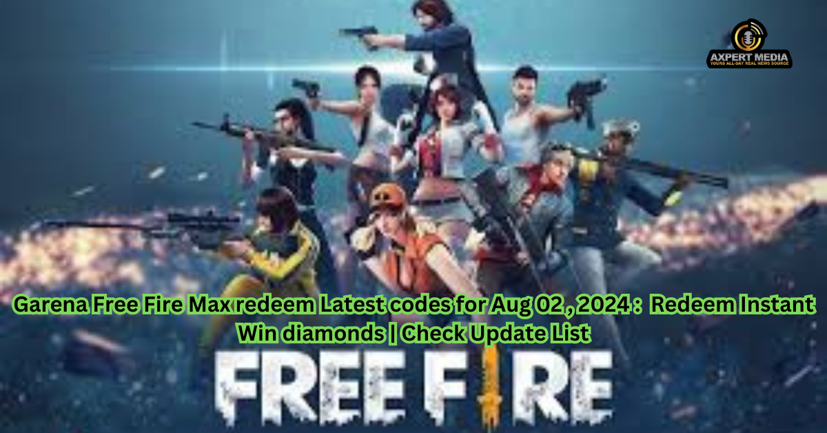 Garena Free Fire Max redeem Latest codes for Aug 02 , 2024 : Redeem ...