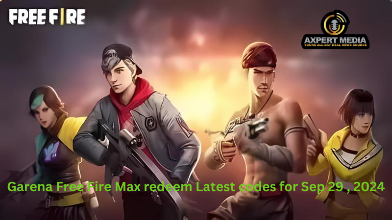 Garena Free Fire Max redeem Latest codes for Sep 29 , 2024