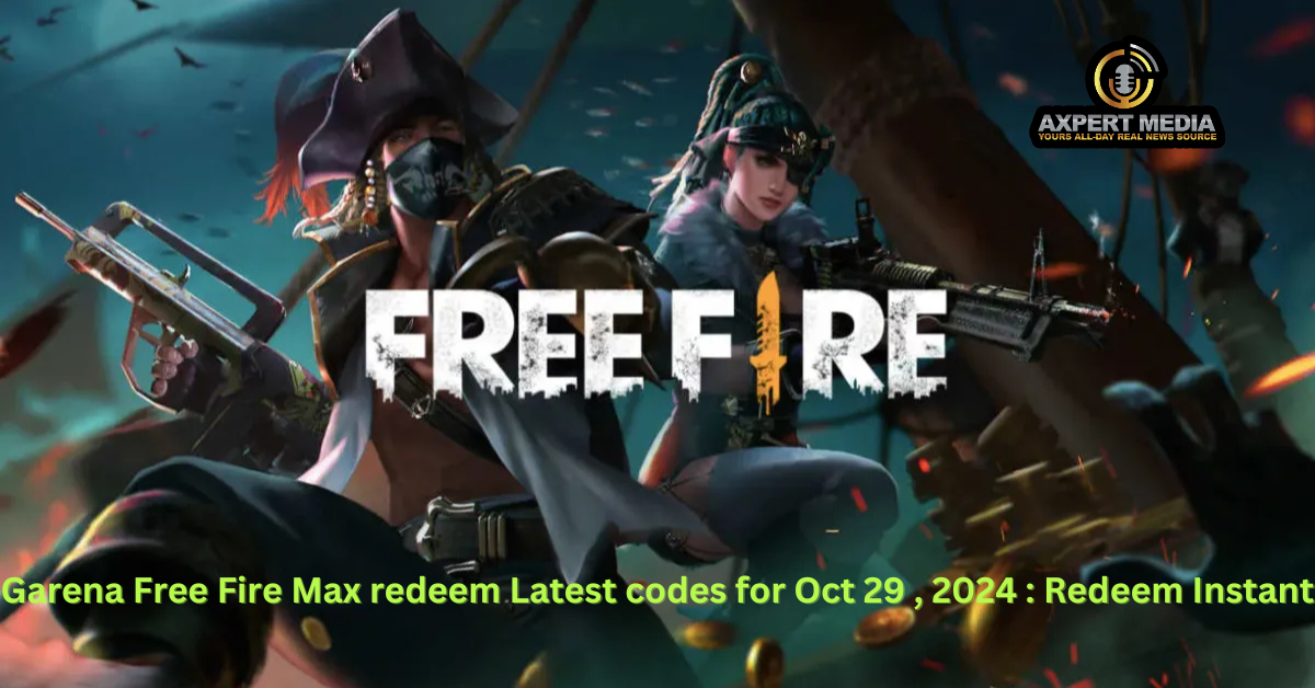 Garena Free Fire Max redeem Latest codes for Oct 29 , 2024 : Redeem ...