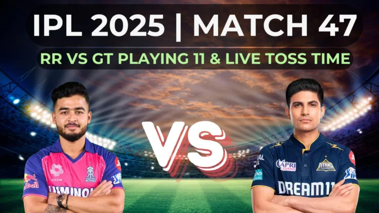 How to Watch RR vs GT IPL 2025 Live: Free Streaming, TV Channels & Match Time How to Watch RR vs GT IPL 2025 Live: Free Streaming, TV Channels & Match Time