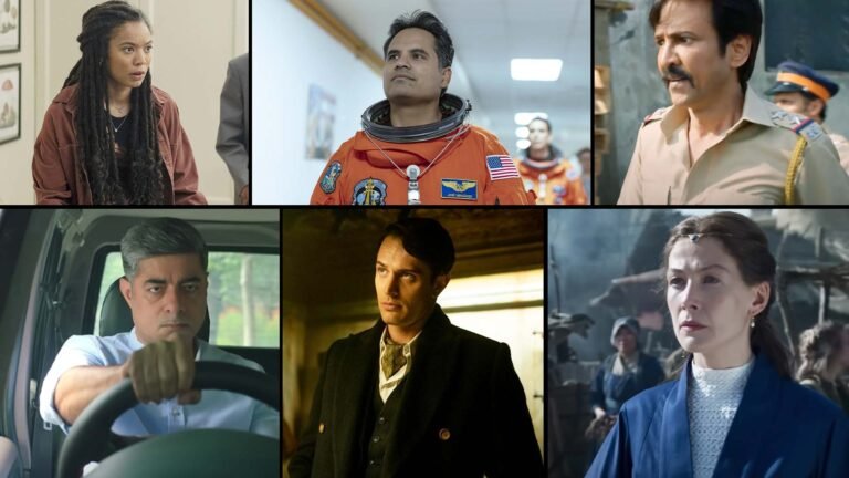 Collage of actors from upcoming crime, thriller, and drama series streaming on Hotstar in April 2025.
