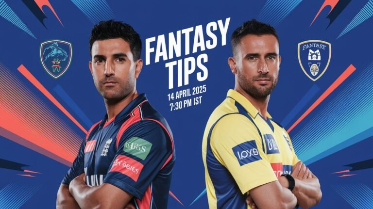 "LSG vs CSK Fantasy Tips for IPL 2025 match on 14 April – Rishabh Pant and MS Dhoni face off"