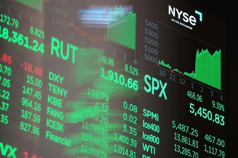 Stock market surges as Dow jumps 2,900 points after Trump tariff pause