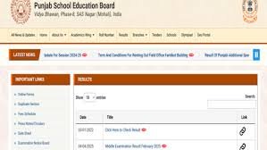"Punjab Board PSEB Class 8th Result 2025 declared – Check your scores online at pseb.ac.in from April 5."