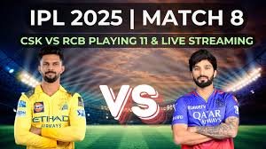 RCB vs CSK 2025: Clash of Titans at Chinnaswamy – Playing 11, Toss Time ,Free Jiohostar & Live Streaming Guide