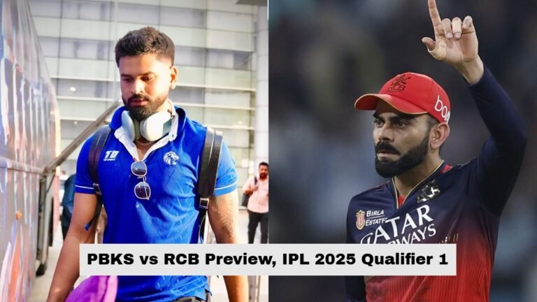 PBKS vs RCB: Clash of the Underdogs in IPL 2025 Qualifier – Who Will Finally Break the Jinx?