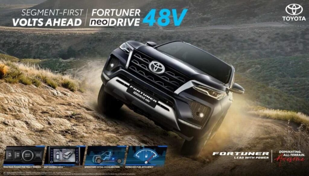 Toyota Fortuner & Legender 48V Hybrids Launched in India — Bookings Open, Deliveries Start Mid-June