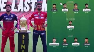 RCB vs PBKS Dream11 Prediction, IPL 2025 Final: Who Will Win Today? Top Fantasy Tips, Playing XI, Captain & Vice-Captain Picks