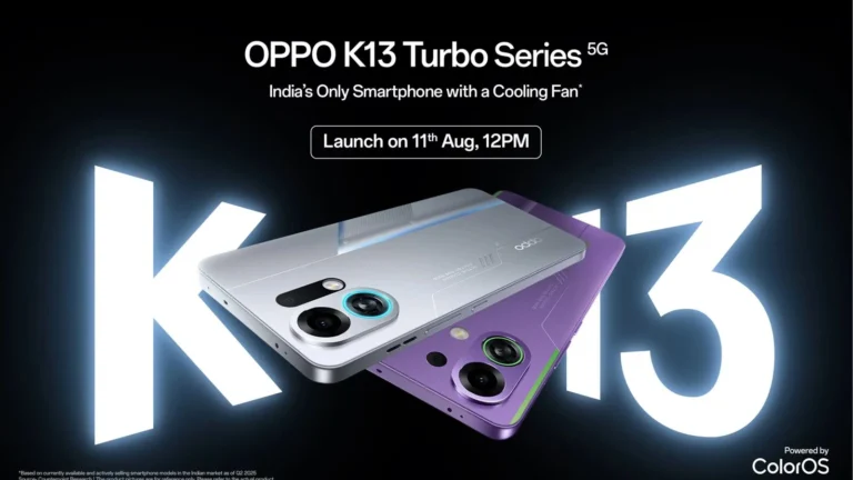 Oppo K13 Turbo 5G, Turbo Pro 5G Launch in India: Cooling Fan, 7,000mAh Battery, Prices Out