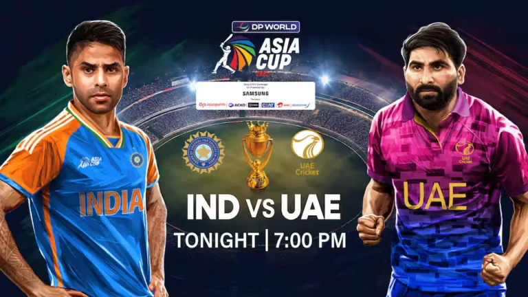 India vs UAE Asia Cup 2025: When and Where to Watch Live Streaming and Telecast