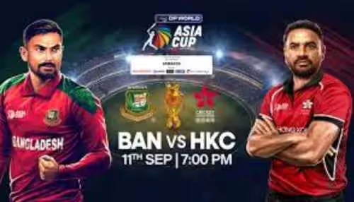 Asia Cup 2025, Bangladesh vs Hong Kong Live Streaming: How to Watch the BAN vs HK Match Online and on TV
