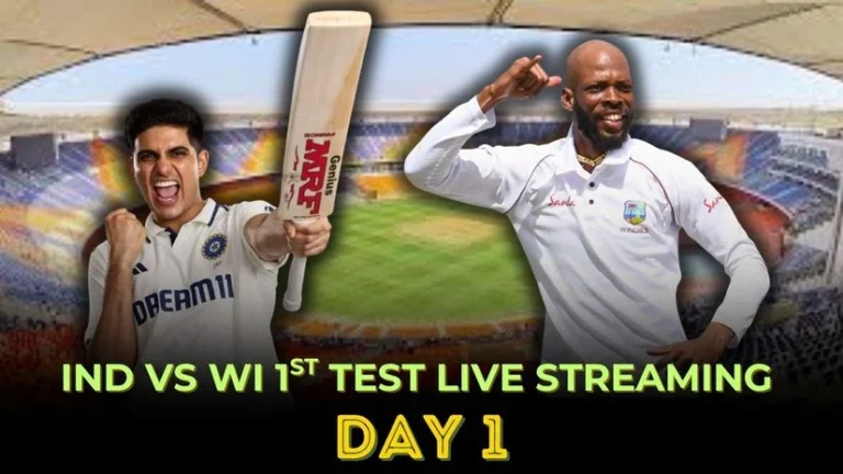 IND vs WI 1st Test Live: Free Streaming, Telecast Details in India