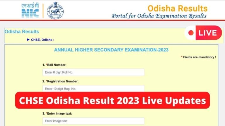 CHSE Odisha +2 Arts Result 2023 Out: Check Your Scores Now at orissaresults.nic.in