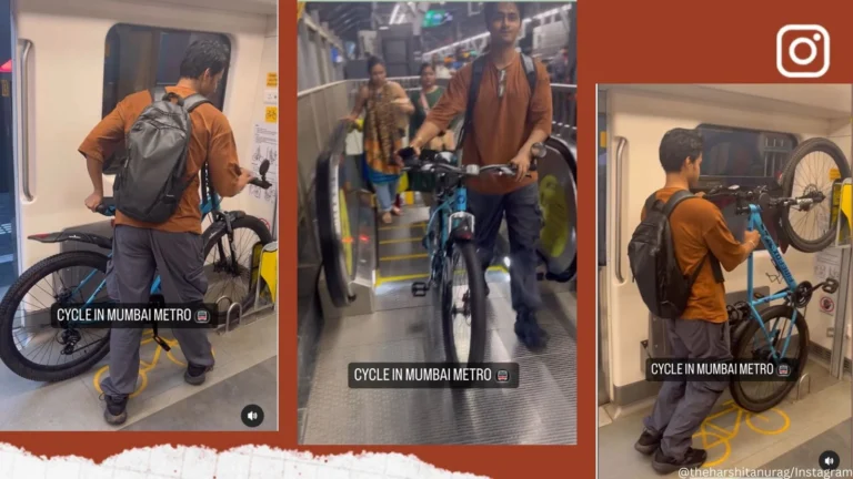 Mumbai Metro Lets Riders Bring Bicycles Onboard — Eco-Friendly Move or Space Crunch Ahead? | Watch Video