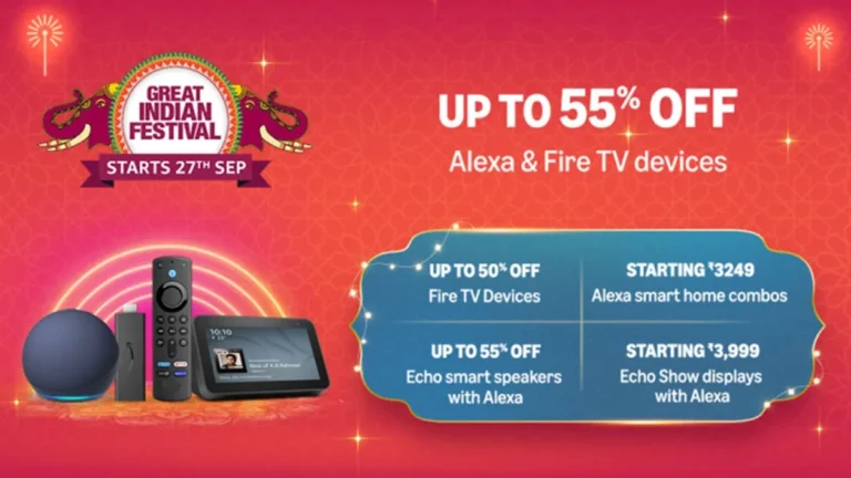 Best Alexa Devices Up to 55% Off in Amazon Great Indian Festival Diwali Sale 2025