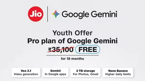 Reliance Jio Users Get Free Access to Google Gemini Pro AI Tools — Here’s How to Claim It