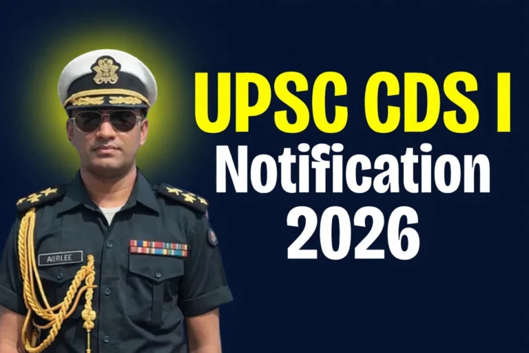 UPSC CDS-I recruitment 2026 opens: Apply now for 451 defence officer posts, exam on April 12