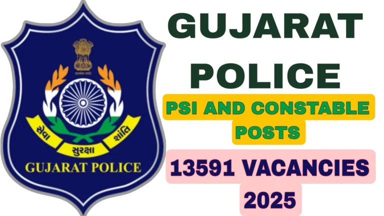 Gujarat Police recruitment 2025: Registration closes tomorrow for 13,591 posts; apply before 11:59 PM