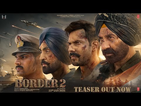 “Lahore Tak”: Border 2 Teaser Brings Back Sunny Deol’s Thunder, Sets Patriotic Tone for 2026 Release