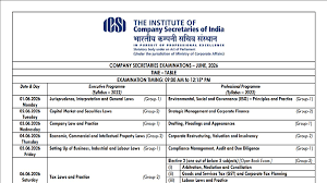 ICSI CS June 2026 Exam Schedule Out for Executive & Professional Programs: Check Dates, Subjects Here