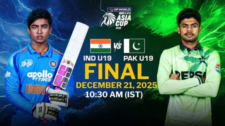 India vs Pakistan U19 Asia Cup Final: Date, Time, Venue, Live Telecast – All You Need to Know