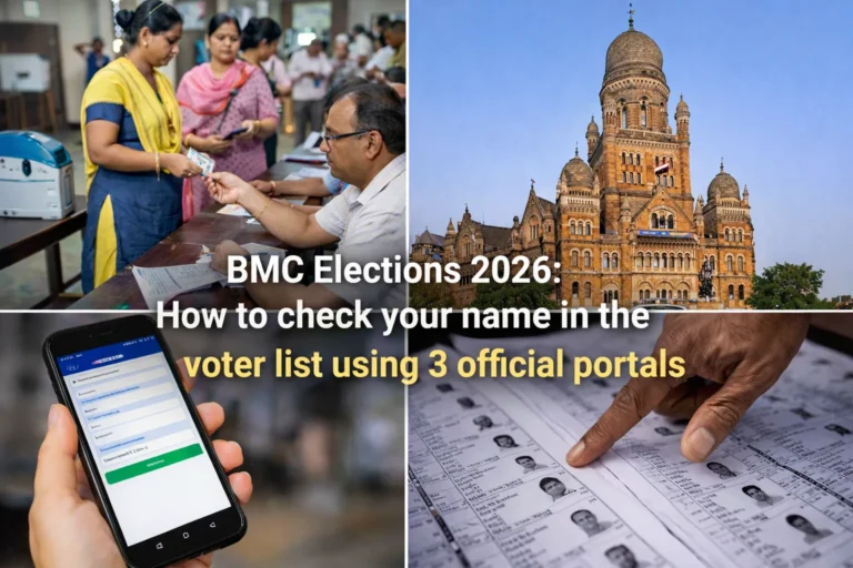 BMC elections 2026: How to check your name in the voter list using 3 official portals , 1200px 675px , no image text 3 to 63 word only , google discover boost