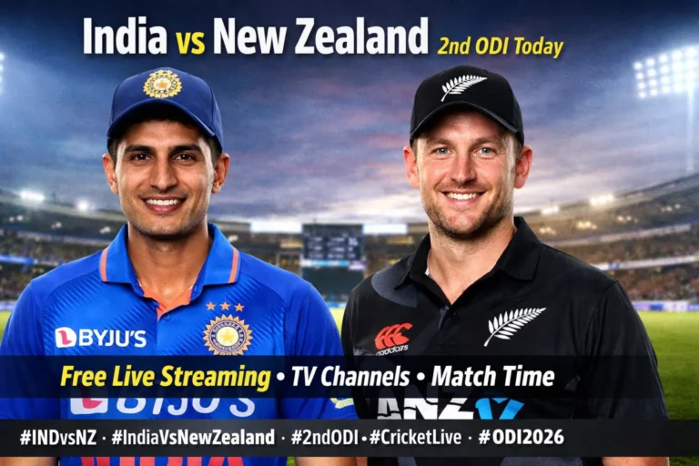 India vs New Zealand 2nd ODI Today: Free Live Streaming, TV Channels and Match Time