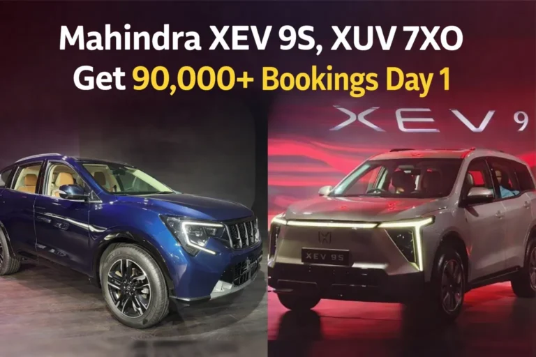 Mahindra XEV 9S, XUV 7XO See Massive Day-1 Response With Over 90,000 Bookings; Prices Revealed