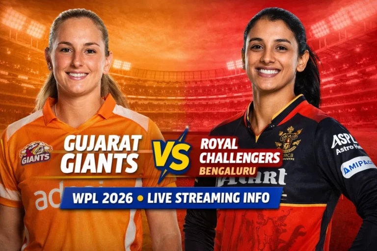 Gujarat Giants vs Royal Challengers Bengaluru Live Streaming, WPL 2026: When and Where to Watch GG-W vs RCB-W Match
