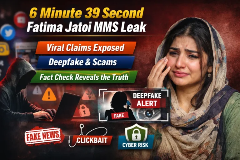 6 Minute 39 Second Fatima Jatoi MMS Leak: Viral Claim Explained, Fact Check Reveals the Truth 6 Minute 39 Second Fatima Jatoi MMS Leak: Viral Claim Explained, Fact Check Reveals the Truth