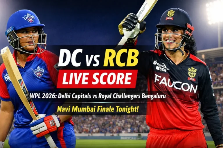 DC vs RCB Live Score, WPL 2026: Delhi Capitals Take on In-Form RCB in Navi Mumbai Finale