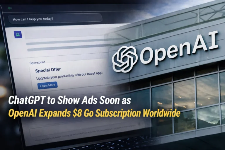 OpenAI to Test Ads on ChatGPT as It Expands Access With $8 Go Subscription