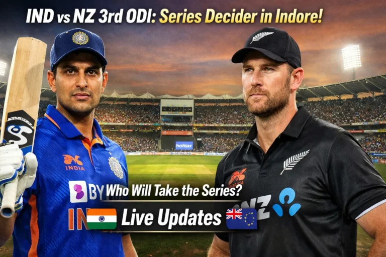 IND vs NZ Live Score, 3rd ODI: Can New Zealand Script History in Indore?