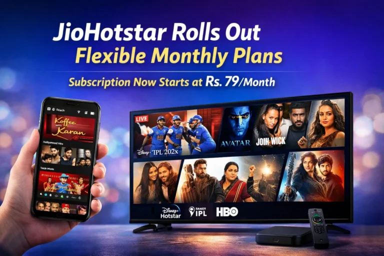 JioHotstar Rolls Out Flexible Monthly Plans, Subscription Now Starts at Rs. 79