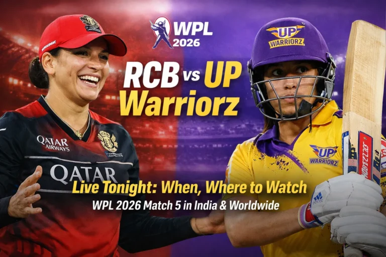 RCB vs UP Warriorz, WPL 2026 Match 5: When, Where and How to Watch Live RCBWomen